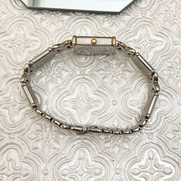 Vintage Jules Jurgenson Two-Tone Ladies Bracelet Watch - Picture 11 of 16